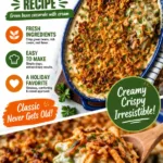 Ina Garten's classic green bean casserole with cream of mushroom soup